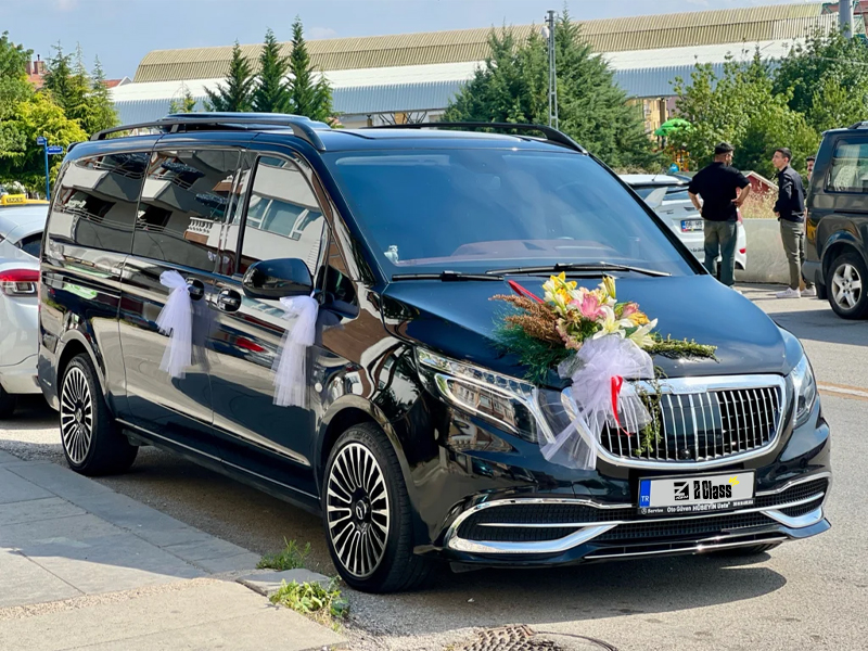 Ankara düğün Vito — süslenmiş Mercedes-Benz Vito gelin arabası kiralama